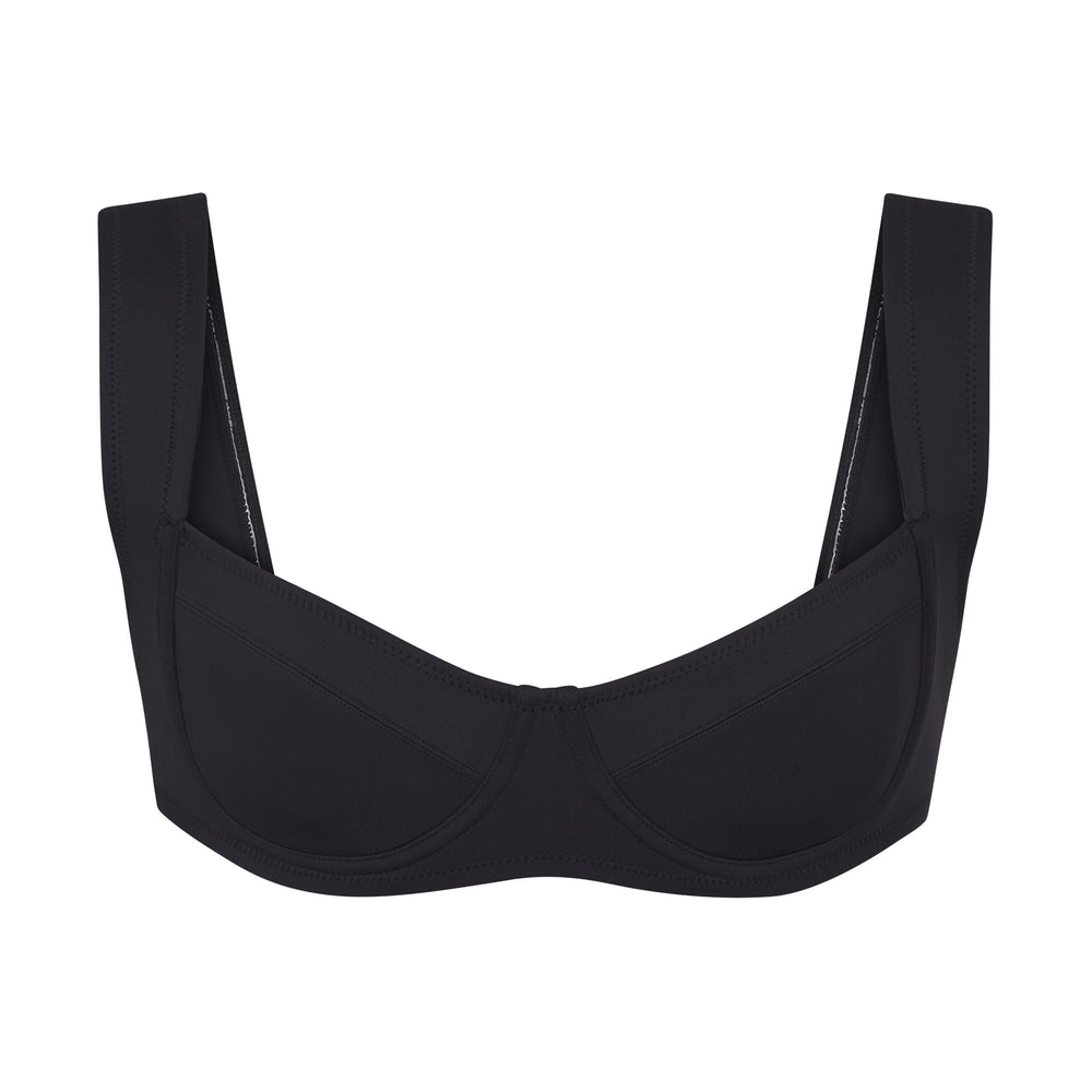 Skims SHAPING SWIM UNLINED UNDERWIRE BIKINI TOP Two Pieces Čierne | HKDM-01758