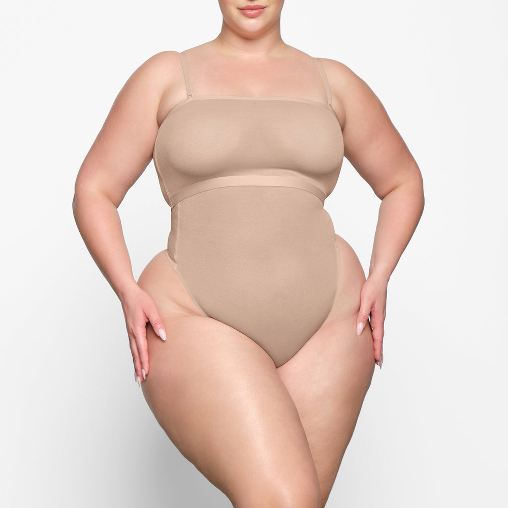 Skims SHEER SCULPT Bandeau Podprsenky Béžové | CZVU-58103