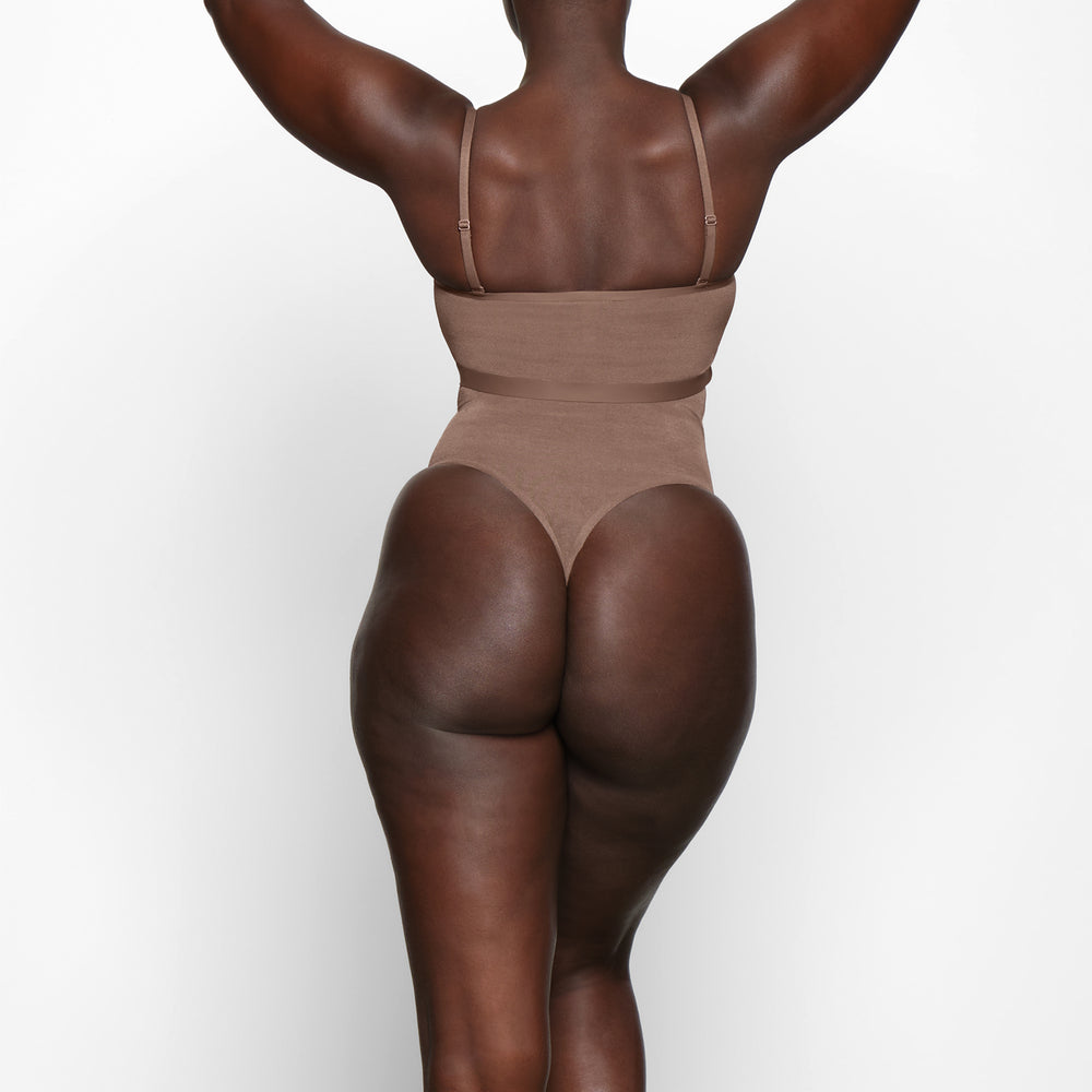 Skims SHEER SCULPT Bandeau Podprsenky Hnede | BOPM-23601