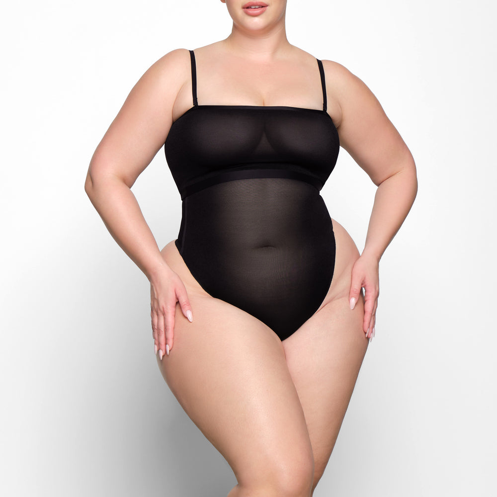 Skims SHEER SCULPT Bandeau Podprsenky Čierne | ZCQL-61428