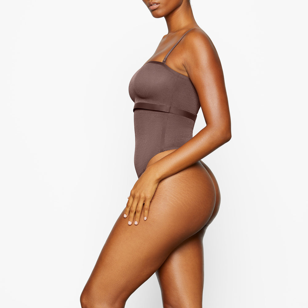 Skims SHEER SCULPT Bandeau Podprsenky Čokoláda | BQLH-41052