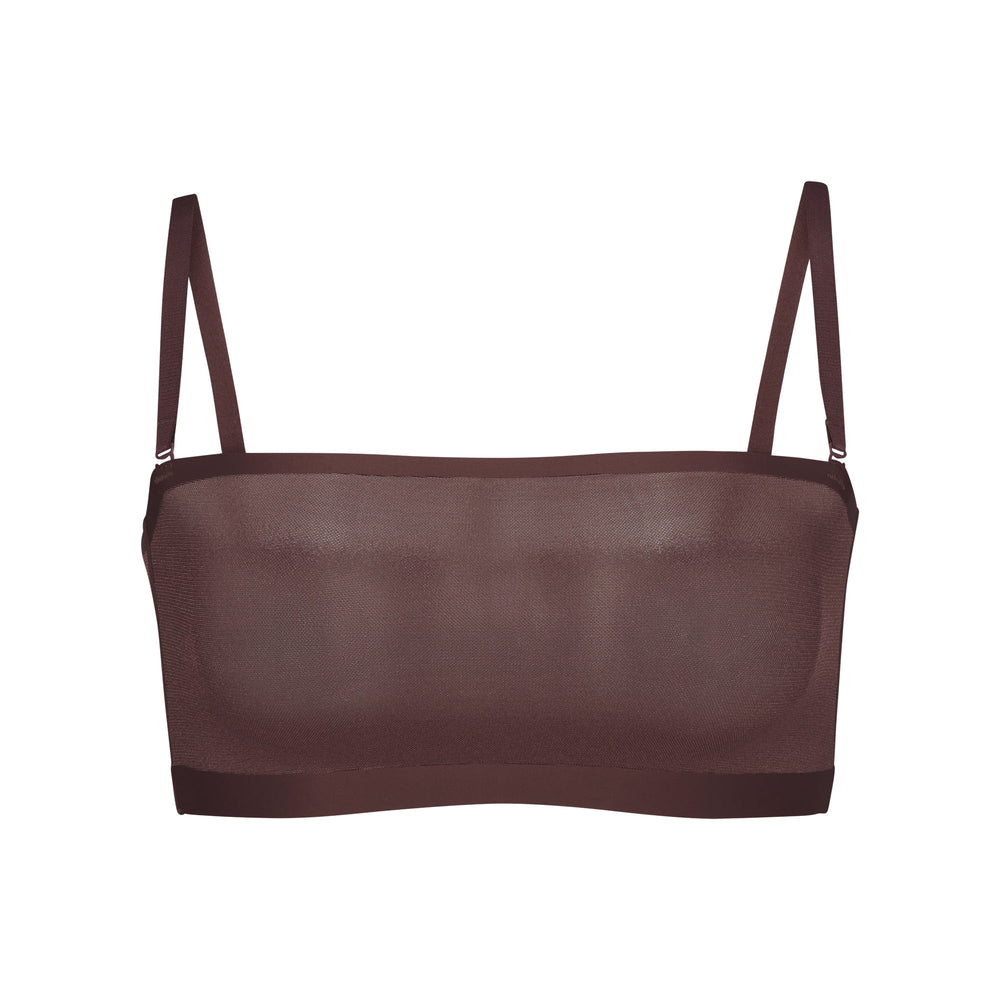 Skims SHEER SCULPT Bandeau Podprsenky Čokoláda | BQLH-41052