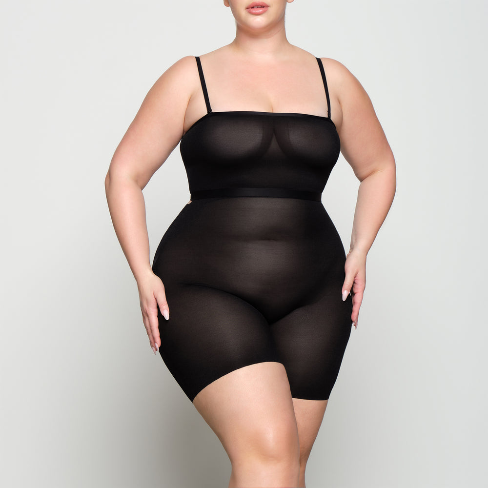Skims SHEER SCULPT LOW BACK Kratasy Čierne | VPJI-56401