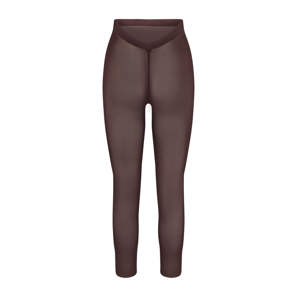 Skims SHEER SCULPT LOW BACK Leginy Čokoláda | PUXT-53912