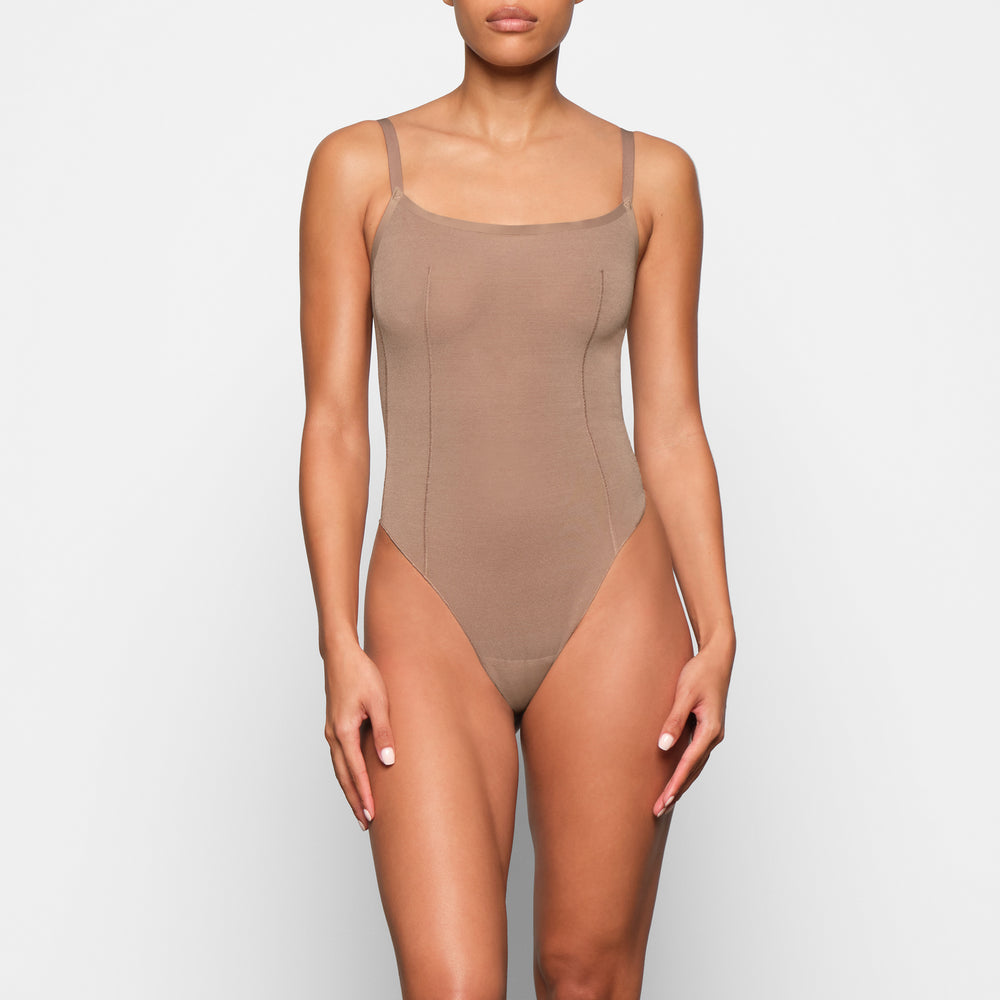 Skims SHEER SCULPT THONG Bodysuit Marhule | DEVU-08516