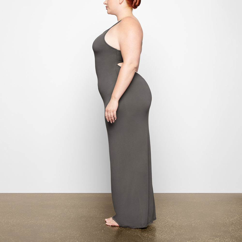 Skims SMOOTH LOUNGE LOW BACK CAMI Dress Tmavo Siva | LNKZ-12469