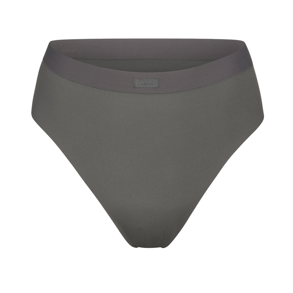 Skims SMOOTH RIB Bikini Tmavo Siva | WBUA-94186