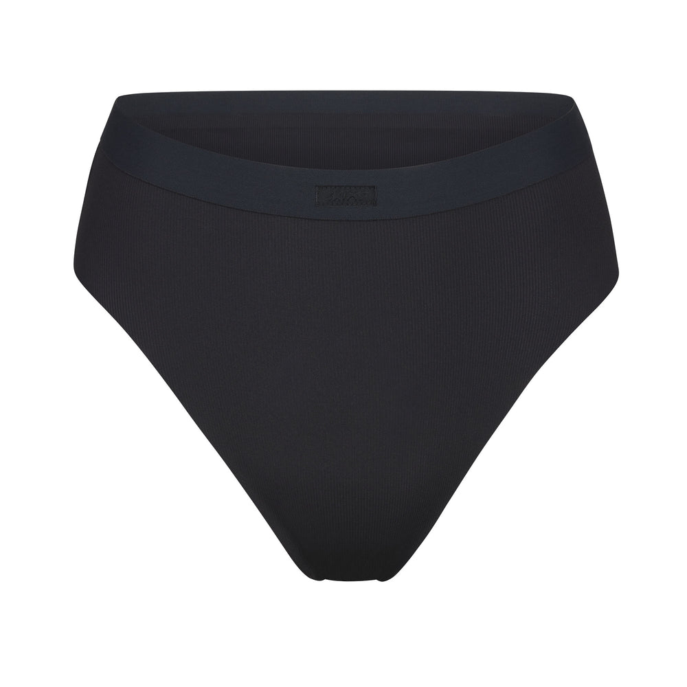 Skims SMOOTH RIB Bikini Čierne | HTXU-45603