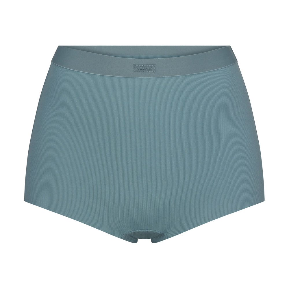 Skims SMOOTH RIB Boy Short Modre | URHI-14357