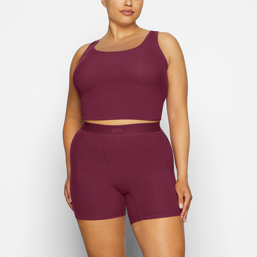Skims SOFT LOUNGE Boxer Shorts Nachový | USHR-54893