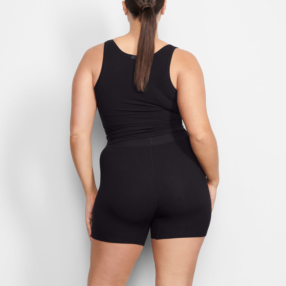 Skims SOFT LOUNGE Boxer Shorts Čierne | ZAXE-79245