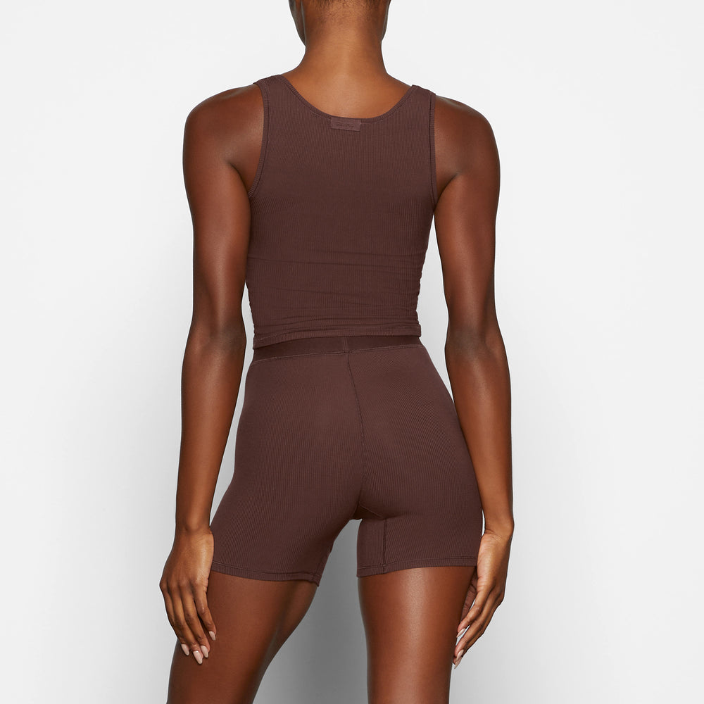 Skims SOFT LOUNGE Boxer Shorts Čokoláda | AGUR-83546