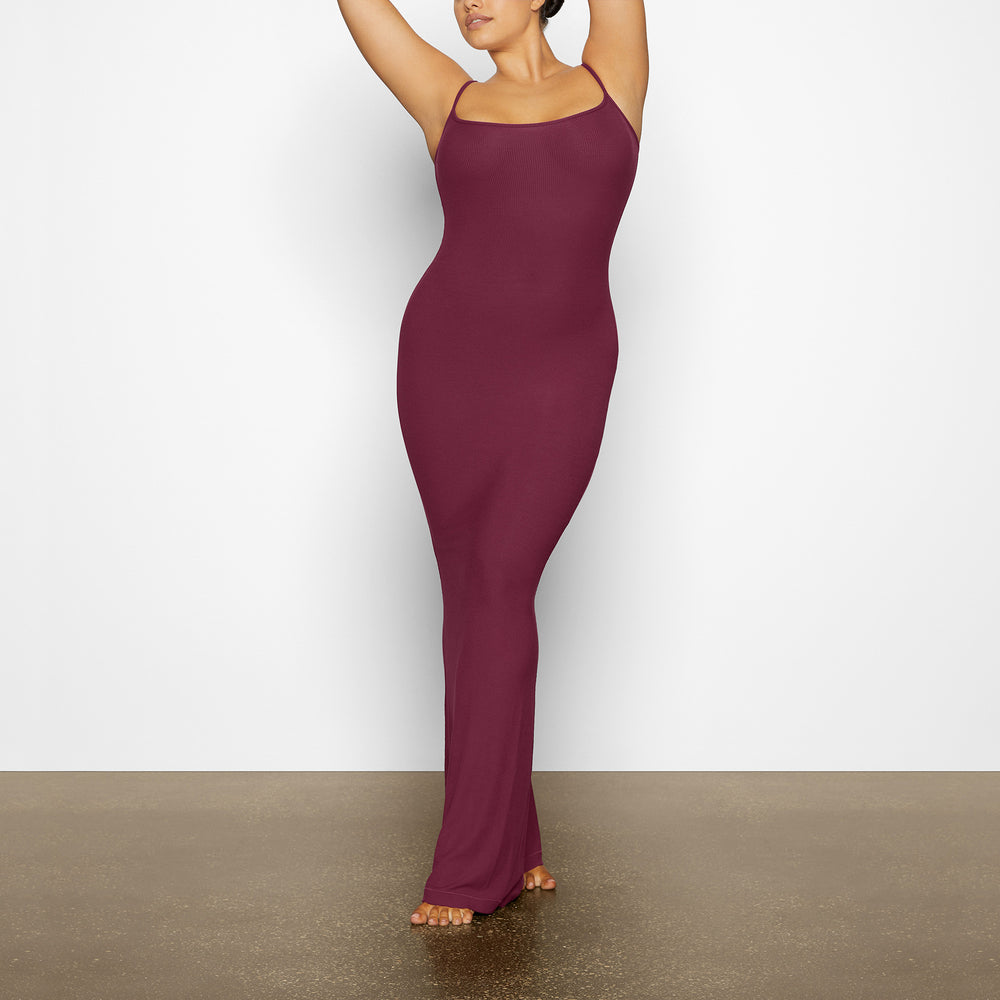 Skims SOFT LOUNGE LONG SLIP Dress Nachový | JWBA-76104