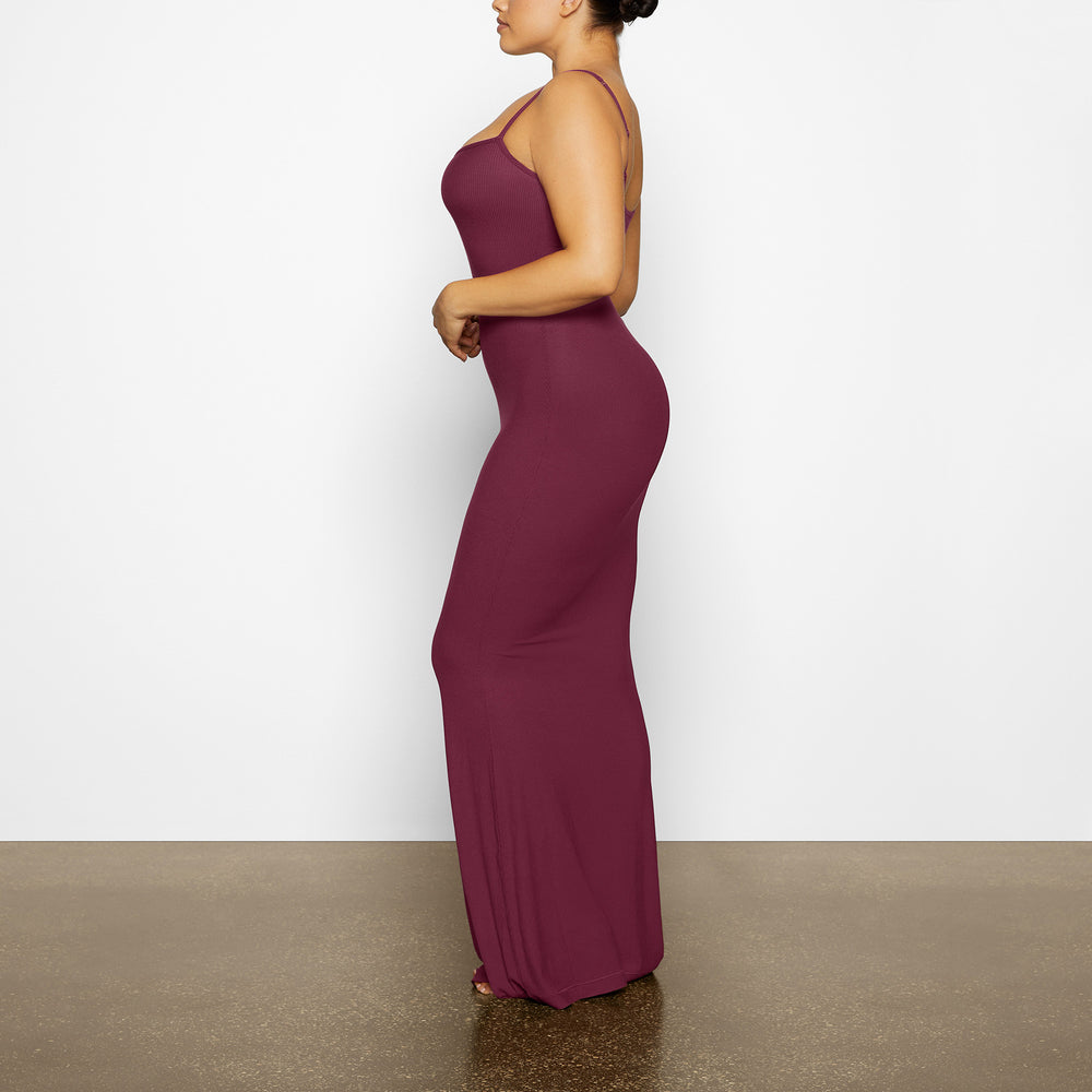 Skims SOFT LOUNGE LONG SLIP Dress Nachový | JWBA-76104