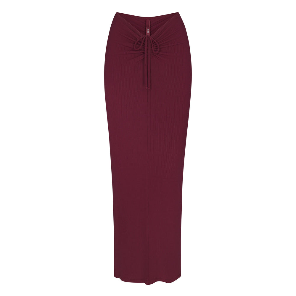 Skims SOFT LOUNGE RUCHED LONG Sukna Nachový | VAGE-03251