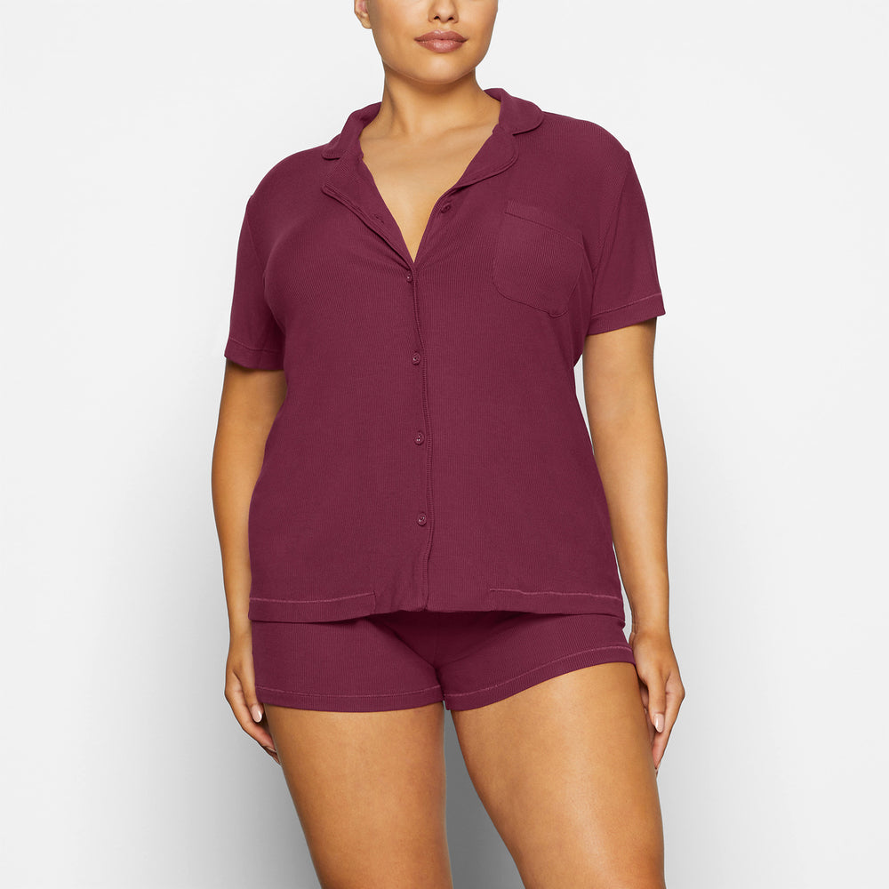 Skims SOFT LOUNGE SHORT Sleep Set Nachový | HLXE-62731