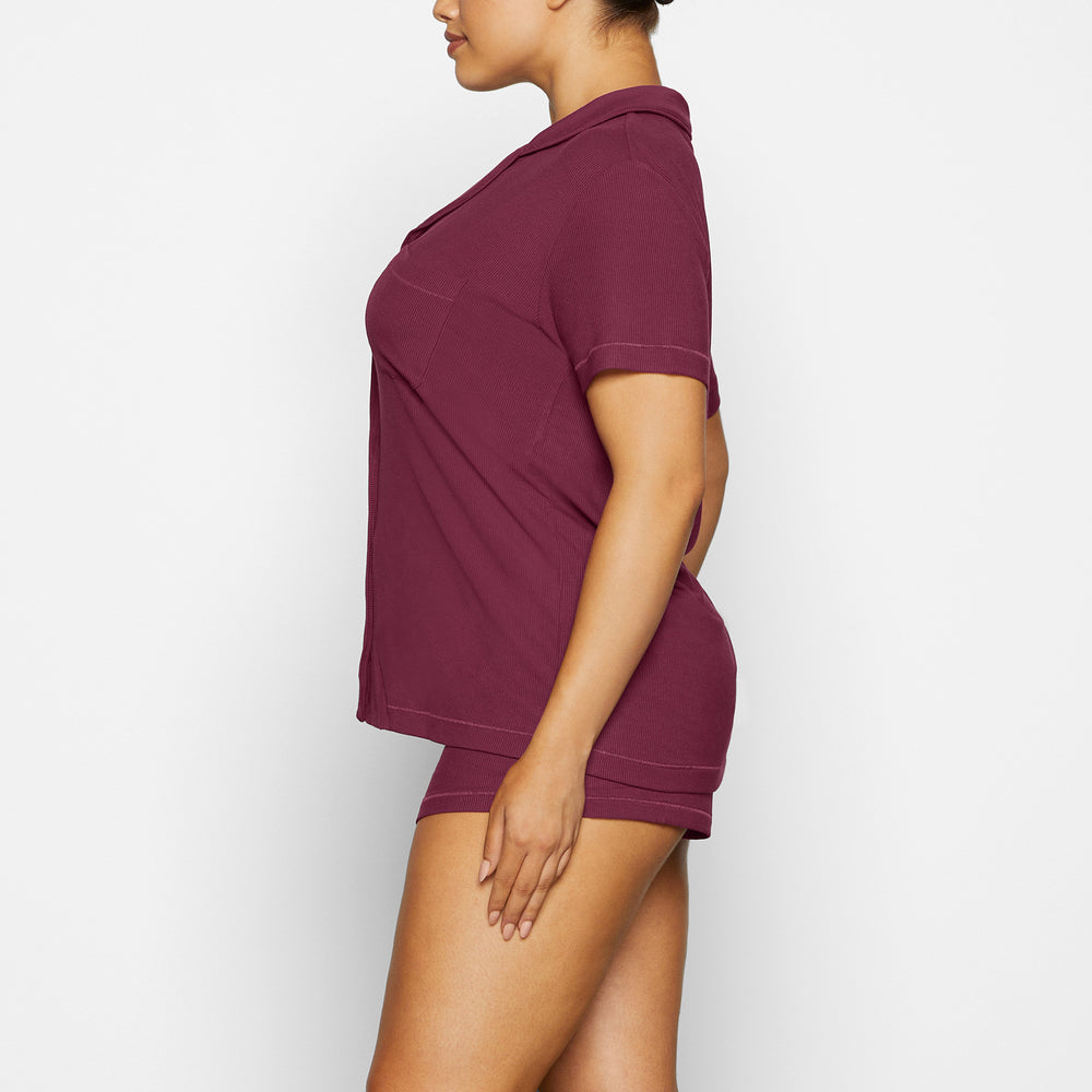 Skims SOFT LOUNGE SHORT Sleep Set Nachový | HLXE-62731