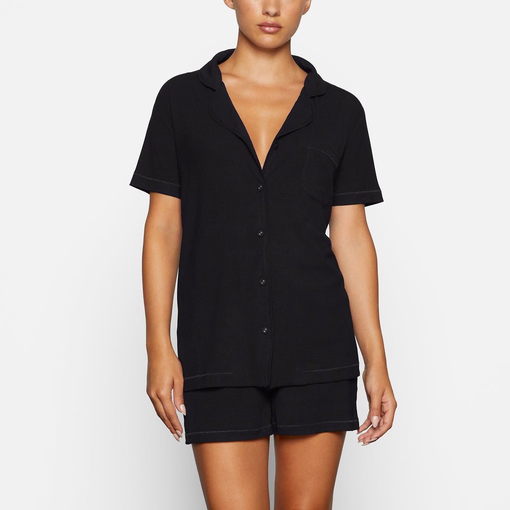 Skims SOFT LOUNGE SHORT Sleep Set Čierne | WZQT-04657