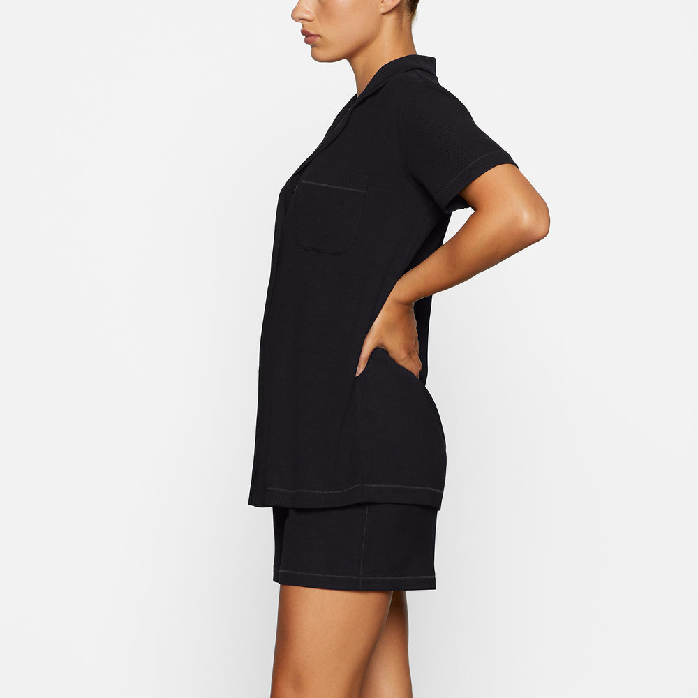 Skims SOFT LOUNGE SHORT Sleep Set Čierne | WZQT-04657