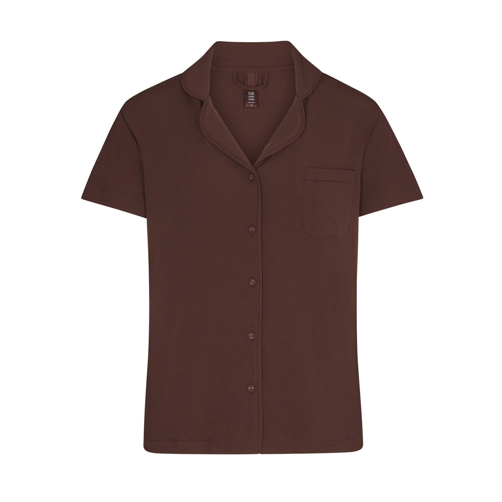 Skims SOFT LOUNGE SHORT Sleep Set Čokoláda | TNOD-78591