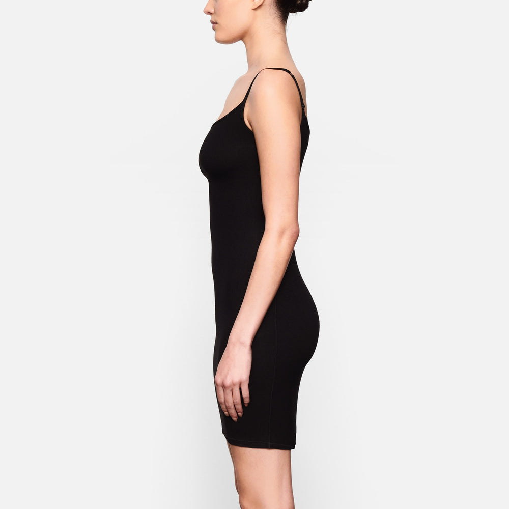 Skims SOFT LOUNGE SLIP Dress Čierne | HFQR-61984