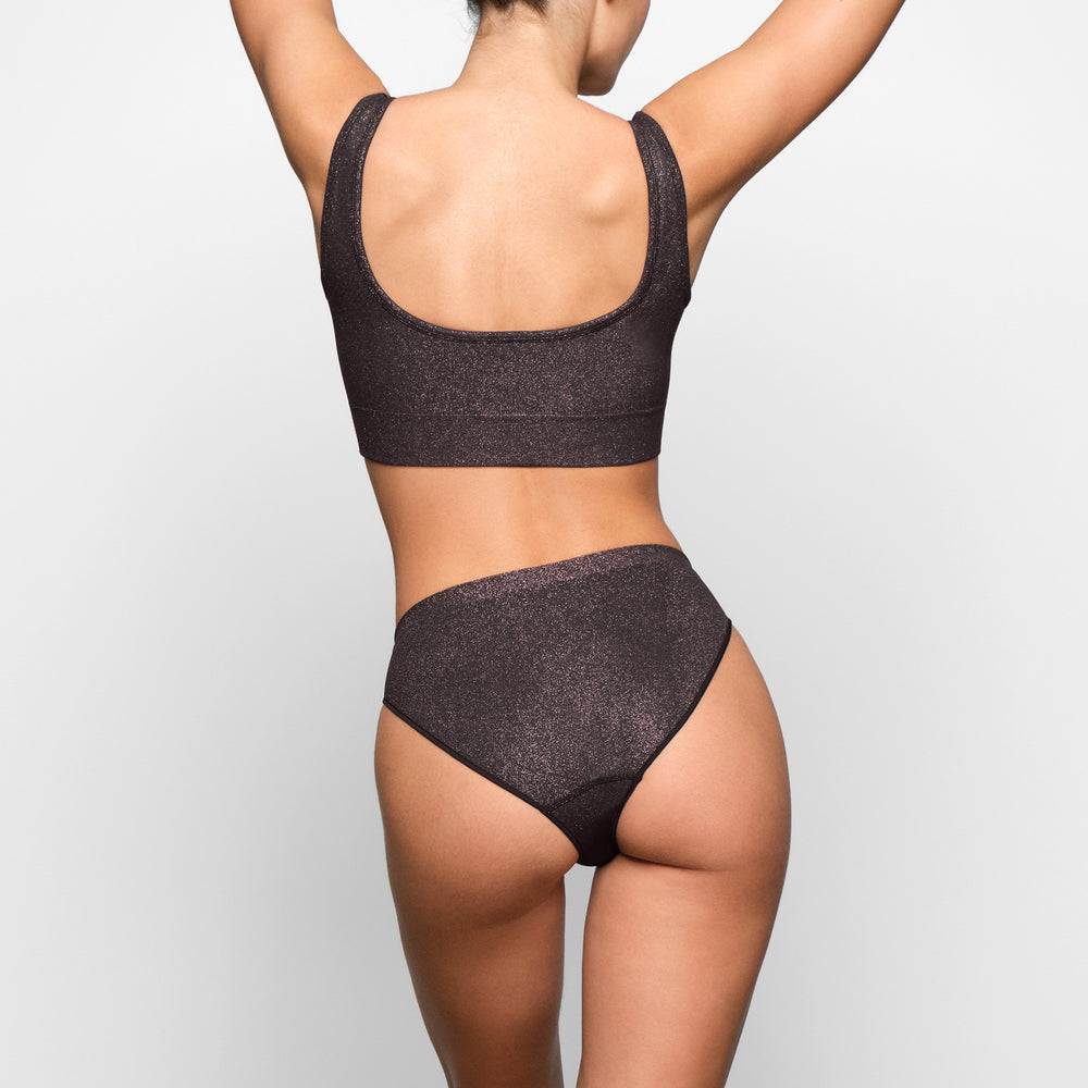 Skims SOFT SMOOTHING SHINE Bikini Čierne | FKUD-47125