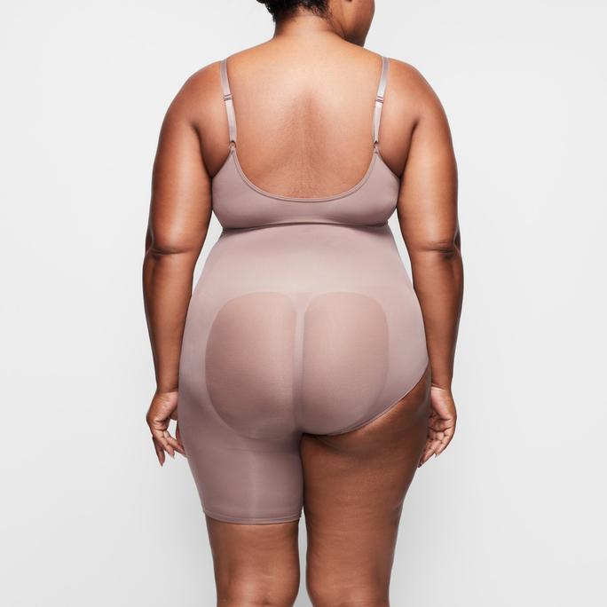 Skims SOLUTION SHORT #2 One Leg Shapewear Hnede | PLJG-30816