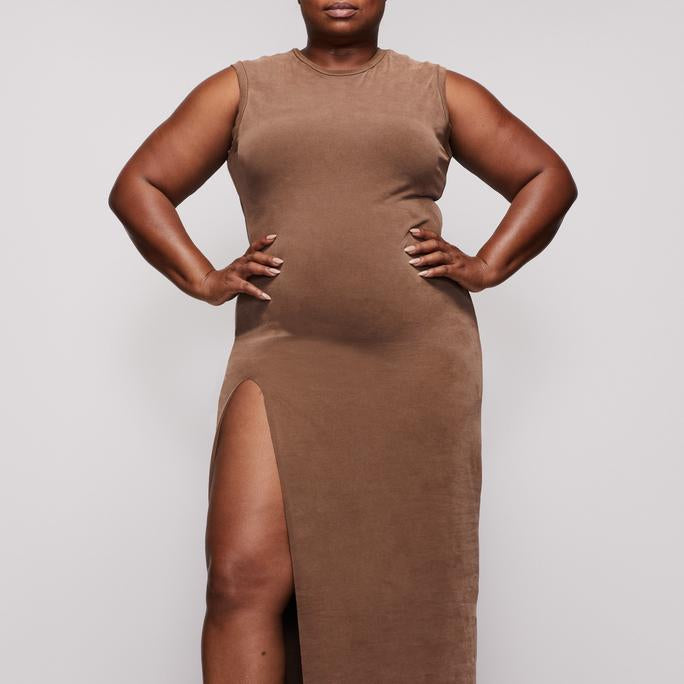 Skims SOLUTION SHORT #2 One Leg Shapewear Hnede | PLJG-30816