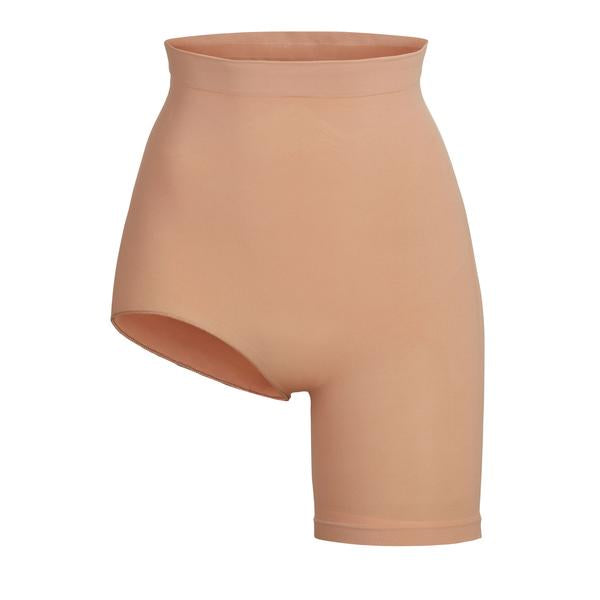 Skims SOLUTION SHORT #2 One Leg Shapewear Béžové | XFNP-38691