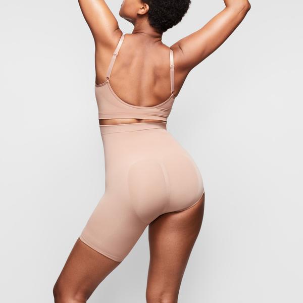 Skims SOLUTION SHORT #2 One Leg Shapewear Marhule | XQNV-30679