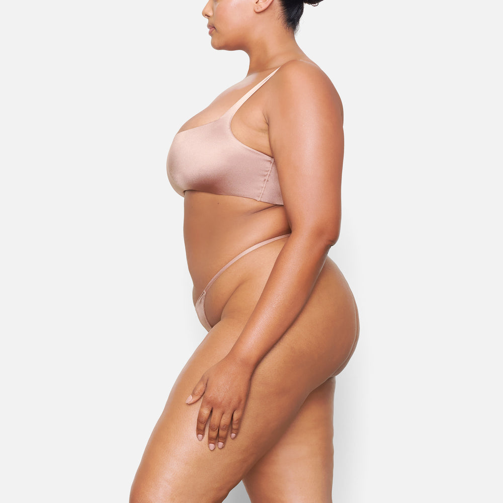 Skims STRETCH SATIN DIP Thong Ruzove | VIXS-08762