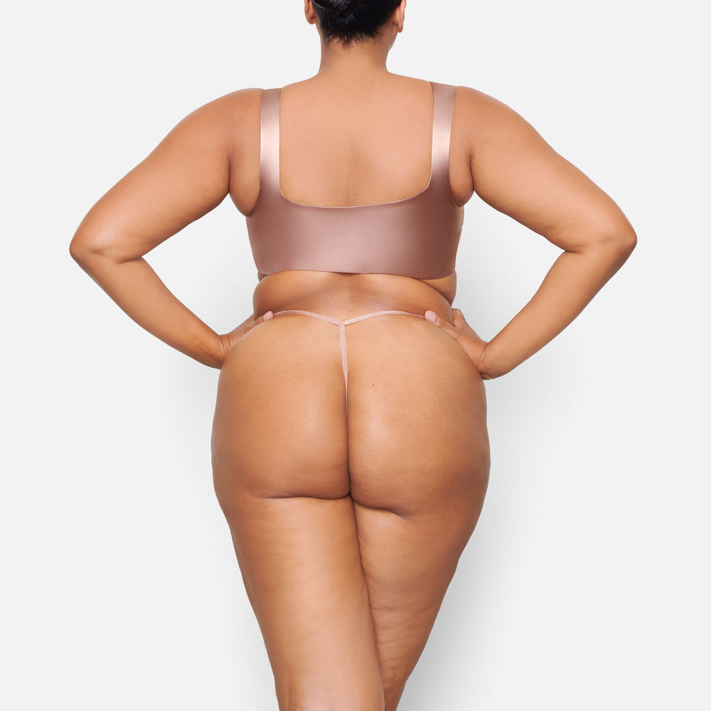 Skims STRETCH SATIN DIP Thong Ruzove | VIXS-08762