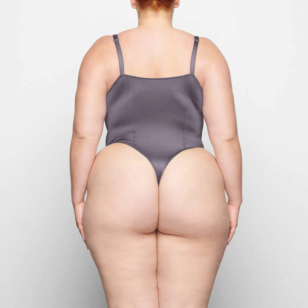 Skims STRETCH SATIN Stretch Satin Bodysuit Nachový | MXLE-87320