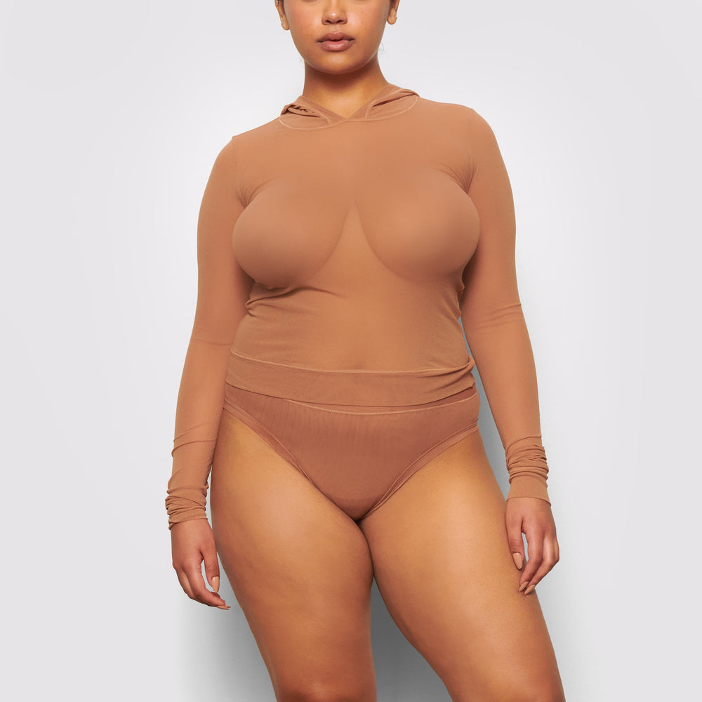 Skims SUMMER MESH Mikina s Kapucnou Marhule | DUBI-23946