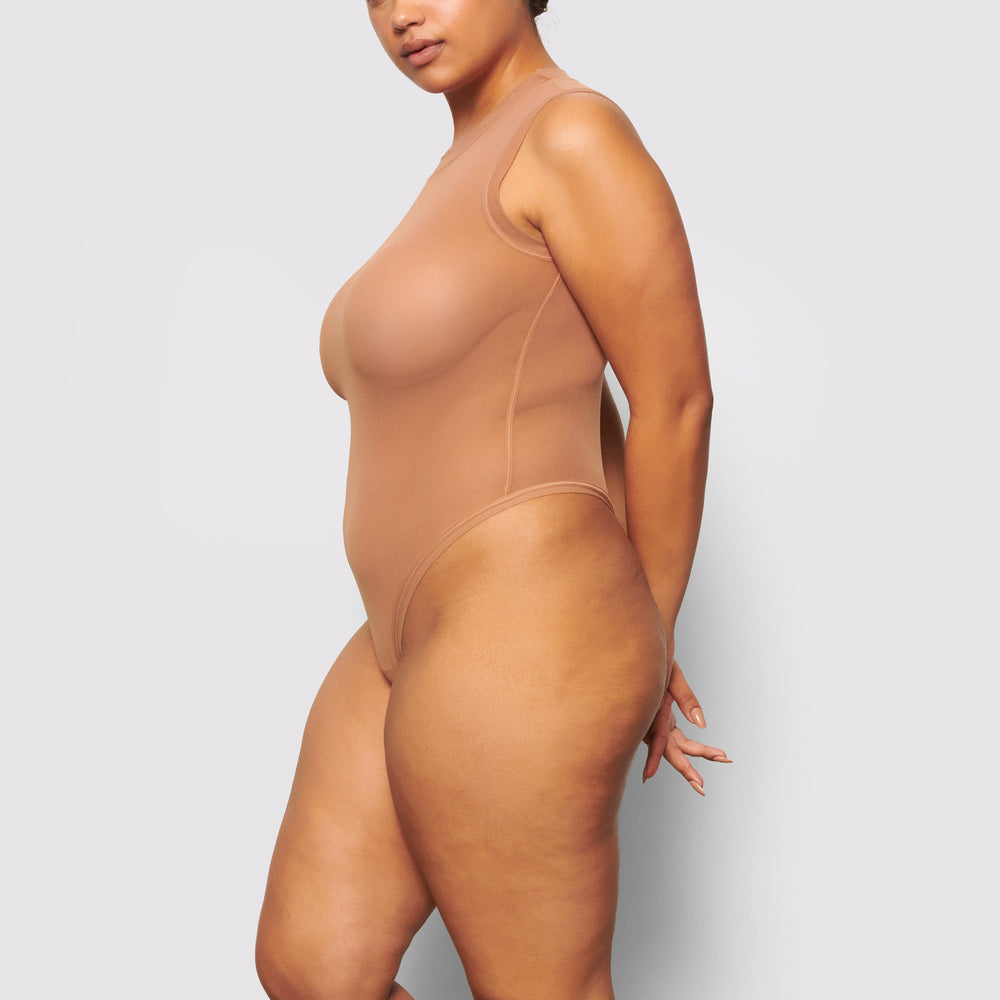 Skims SUMMER MESH Mock Neck Bodysuit Marhule | NOFE-63958