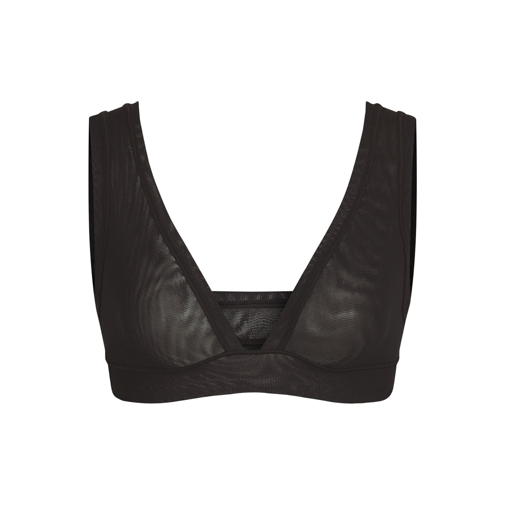 Skims SUMMER MESH PLUNGE Bralette Čierne | GEXN-86259