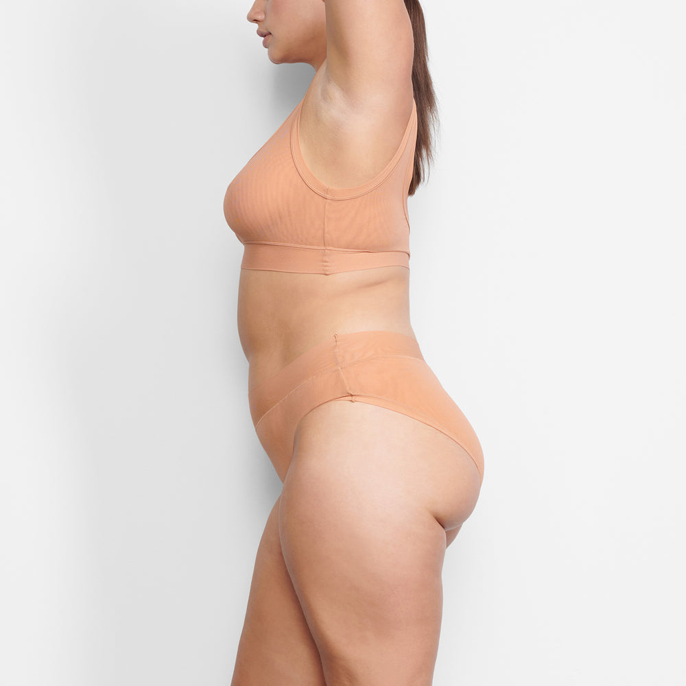 Skims SUMMER MESH SCOOP Bralette Béžové | GMZH-17065