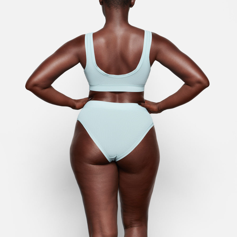 Skims SUMMER MESH SCOOP Bralette Modre | LAUQ-87149