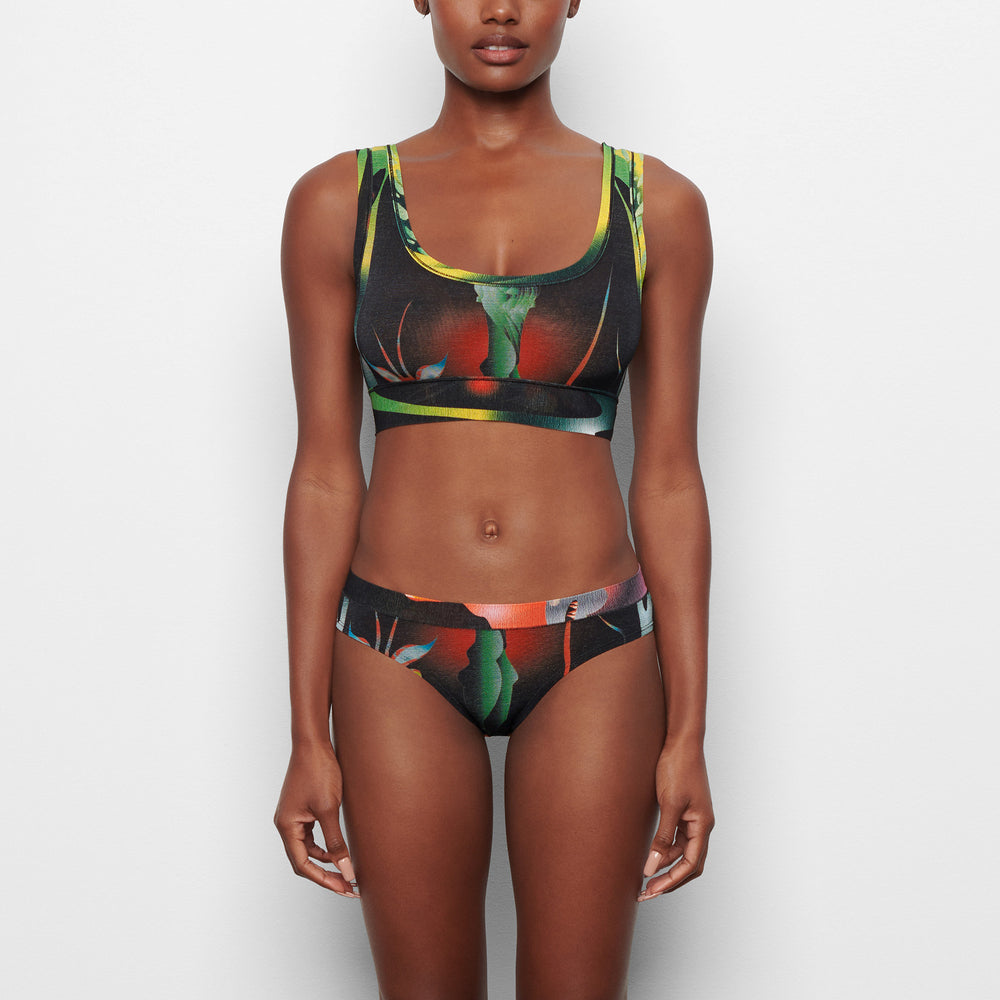 Skims SUMMER MESH SCOOP Bralette Obsidian | NYJK-18423