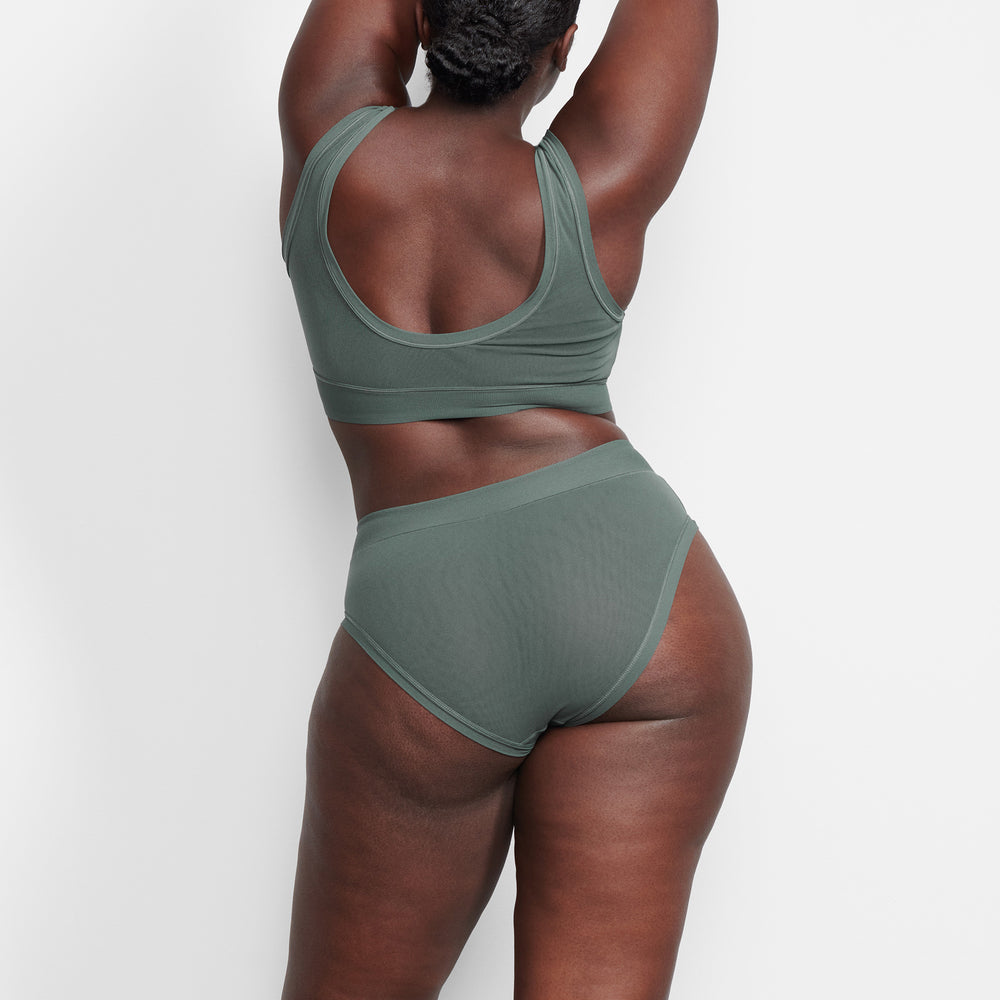 Skims SUMMER MESH SCOOP Bralette Tmavo | NTJX-01947