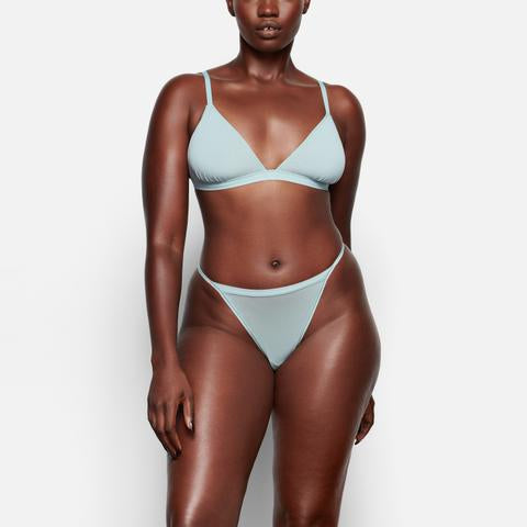 Skims SUMMER MESH TRIANGLE Bralette Modre | PGFI-16487