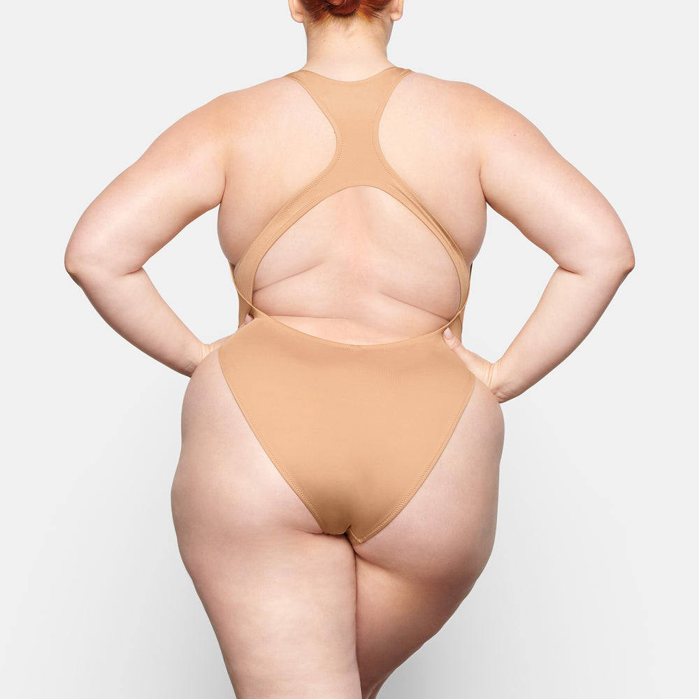 Skims SWIM CUT OUT MONOKINI One Piece Béžové | JTGQ-02589