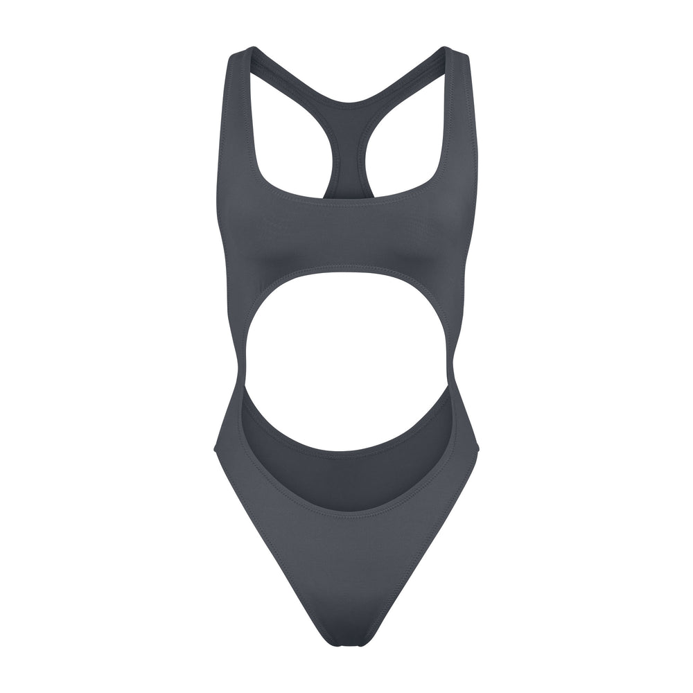 Skims SWIM CUT OUT MONOKINI One Piece Tmavo Siva | CBEX-21386