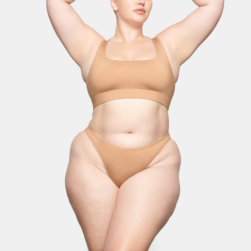 Skims SWIM DIPPED MID WAIST BOTTOMS Two Pieces Béžové | HVNF-65214