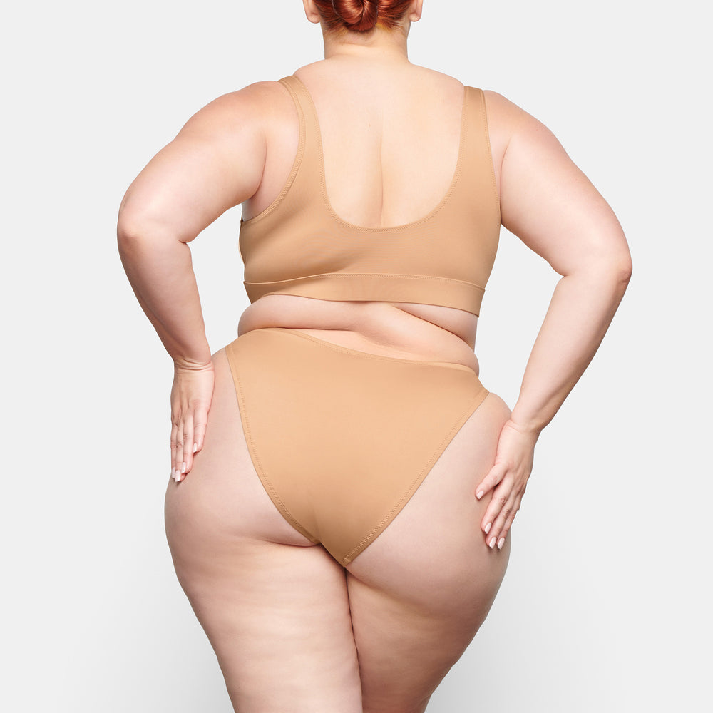 Skims SWIM DIPPED MID WAIST BOTTOMS Two Pieces Béžové | HVNF-65214