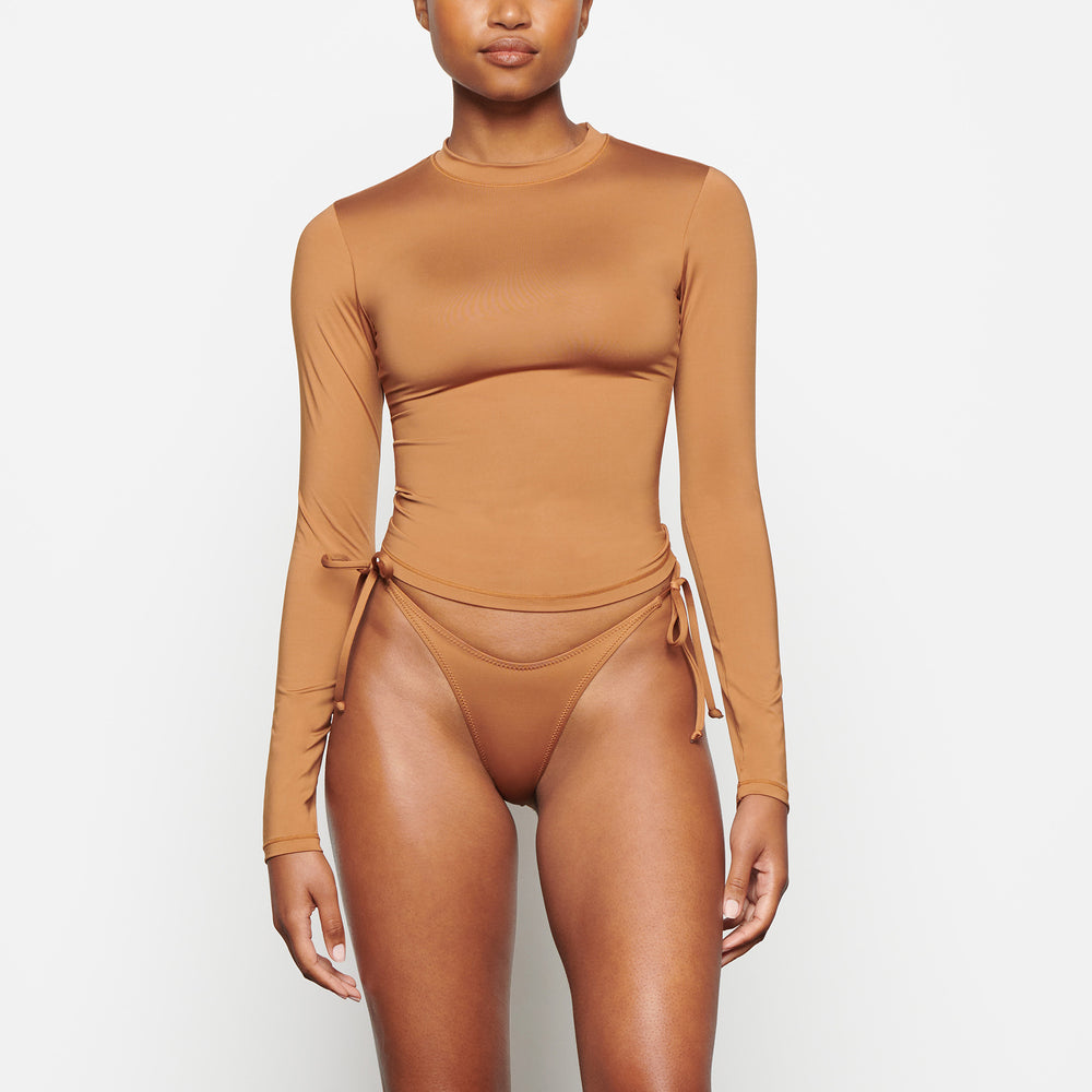 Skims SWIM LONG SLEEVE SHIRT Cover Ups Marhule | CLOK-12340