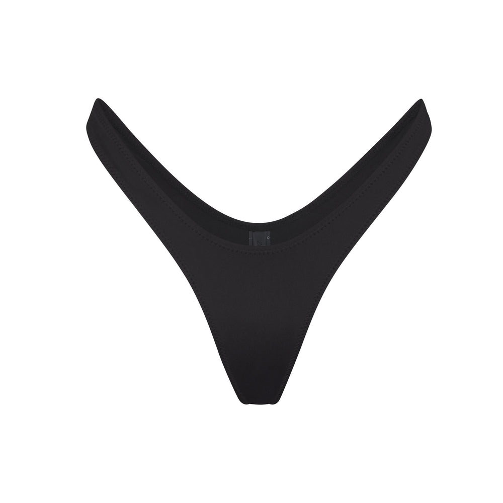 Skims SWIM MICRO TANGA BIKINI BOTTOMS Two Pieces Čierne | FTLD-63851