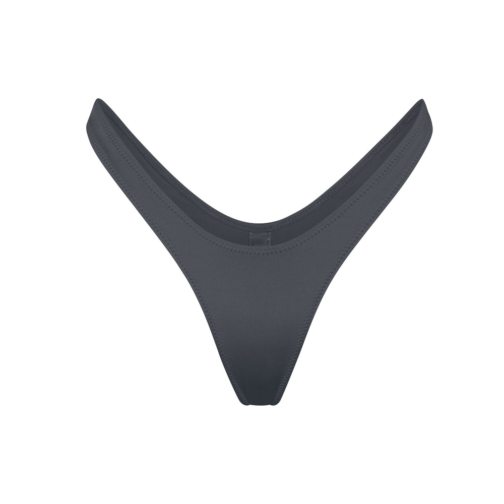 Skims SWIM MICRO TANGA BIKINI BOTTOMS Two Pieces Tmavo Siva | YFNG-18594
