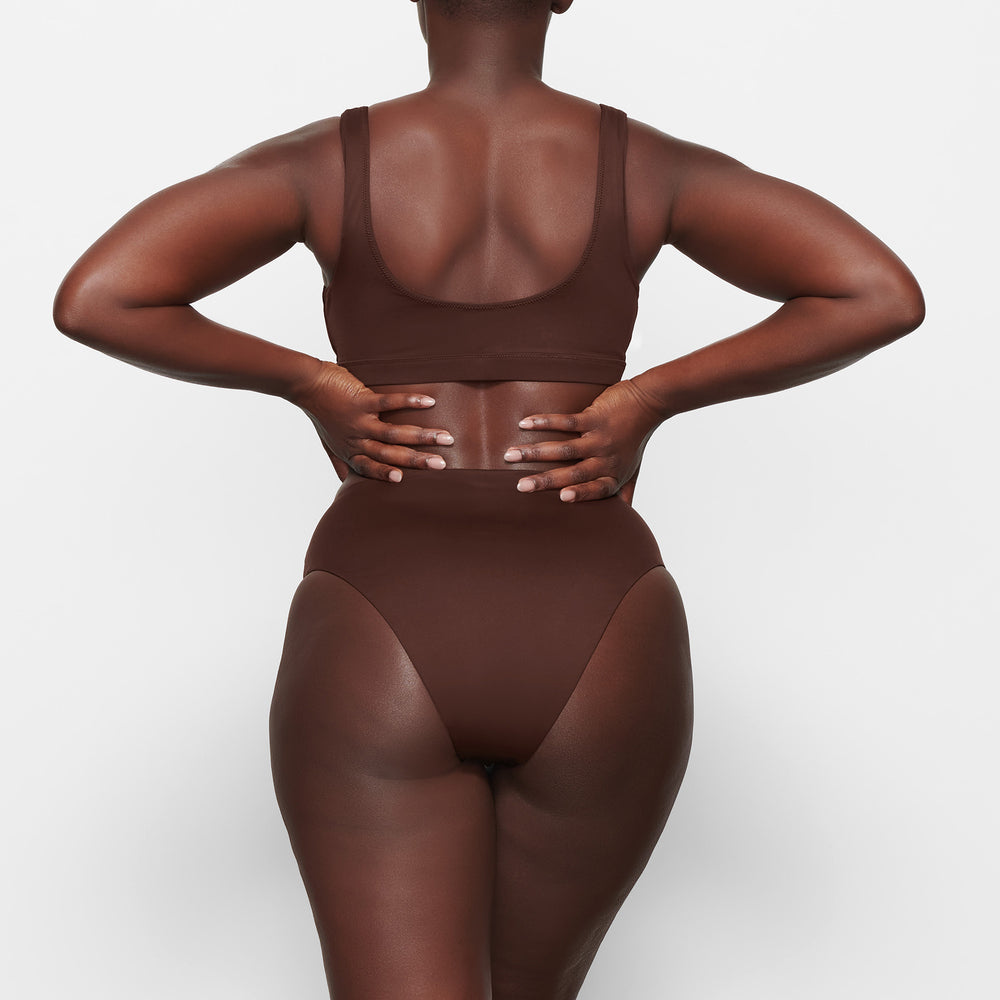 Skims SWIM MID WAIST BOTTOMS Two Pieces Čokoláda | LRZJ-70213