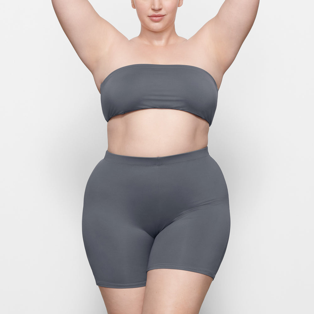 Skims SWIM MID WAIST SHORT Two Pieces Tmavo Siva | EXOL-98345